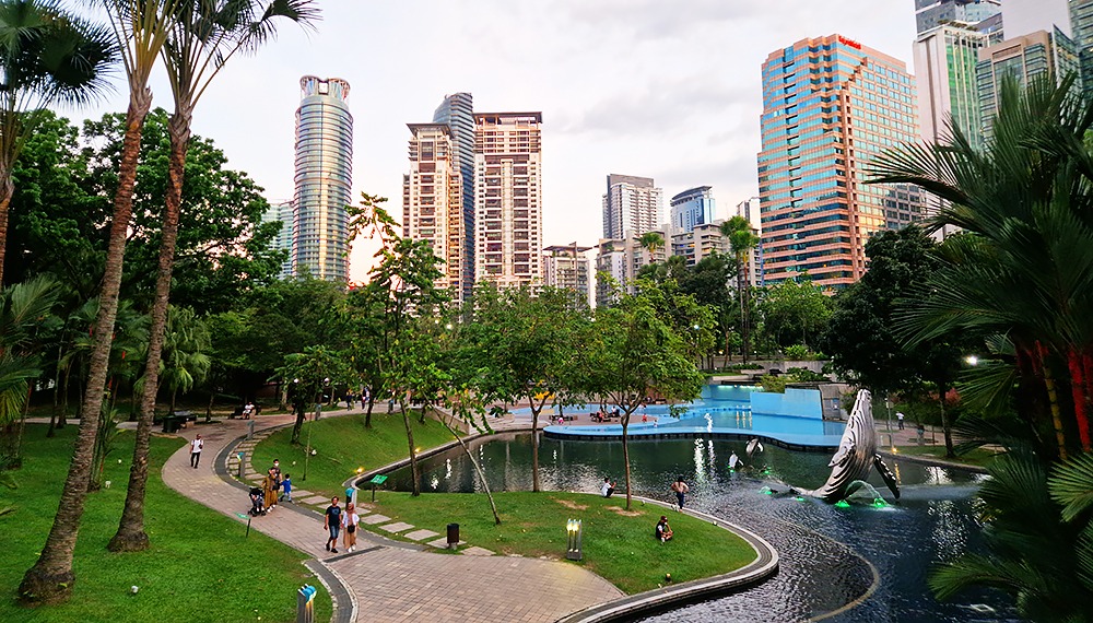 KLCC Park in Kuala Lumpur, Malaysia. Alle Fotos: © Asien-Lifestyle.de by Nathalie Gütermann