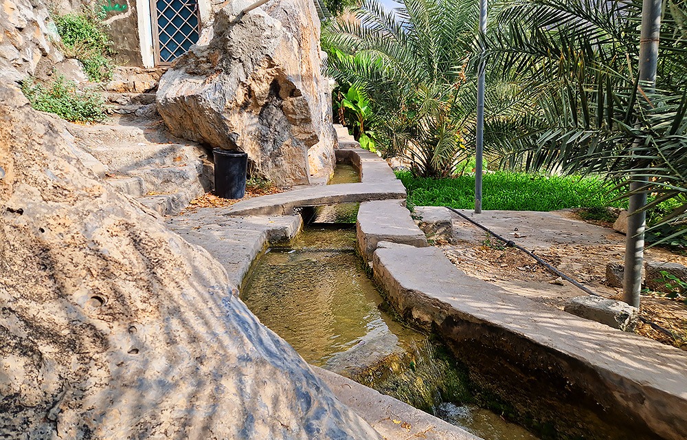 Falaj-Bewässerungssystem in Misfah al Abriyyin, Oman © "Asien-Lifestyle.com by Nathalie Gütermann"