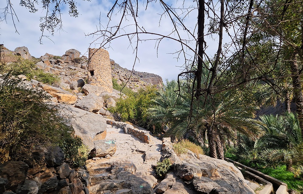 Ruine in Misfah al Abriyyin, Oman © "Asien-Lifestyle.com by Nathalie Gütermann"